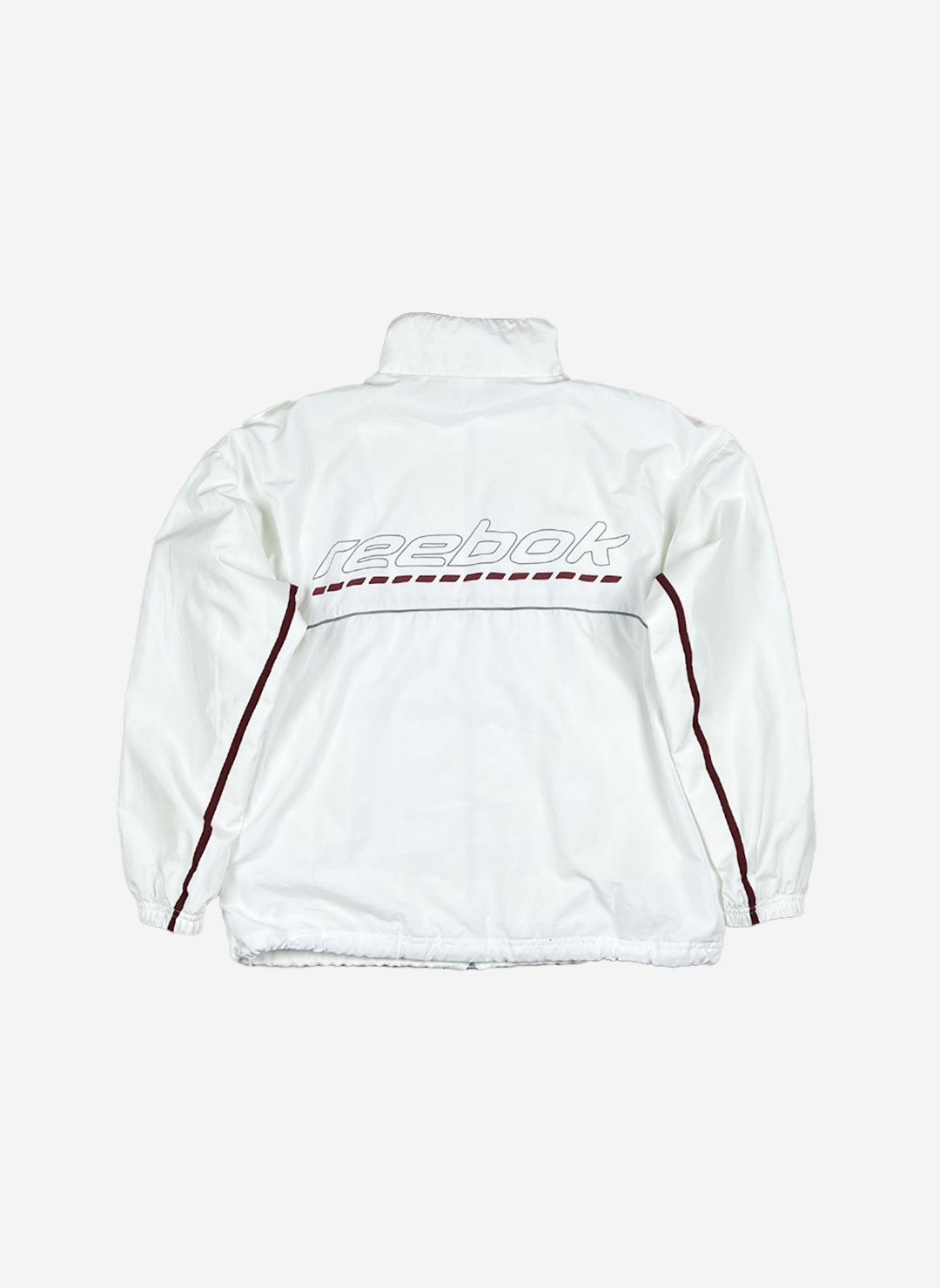 Vintage Y2K Reebok Trackjacket weiß – Bild 3