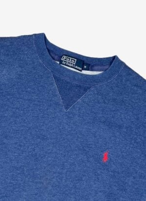 Vintage 90s Polo Ralph Lauren Sweater blau