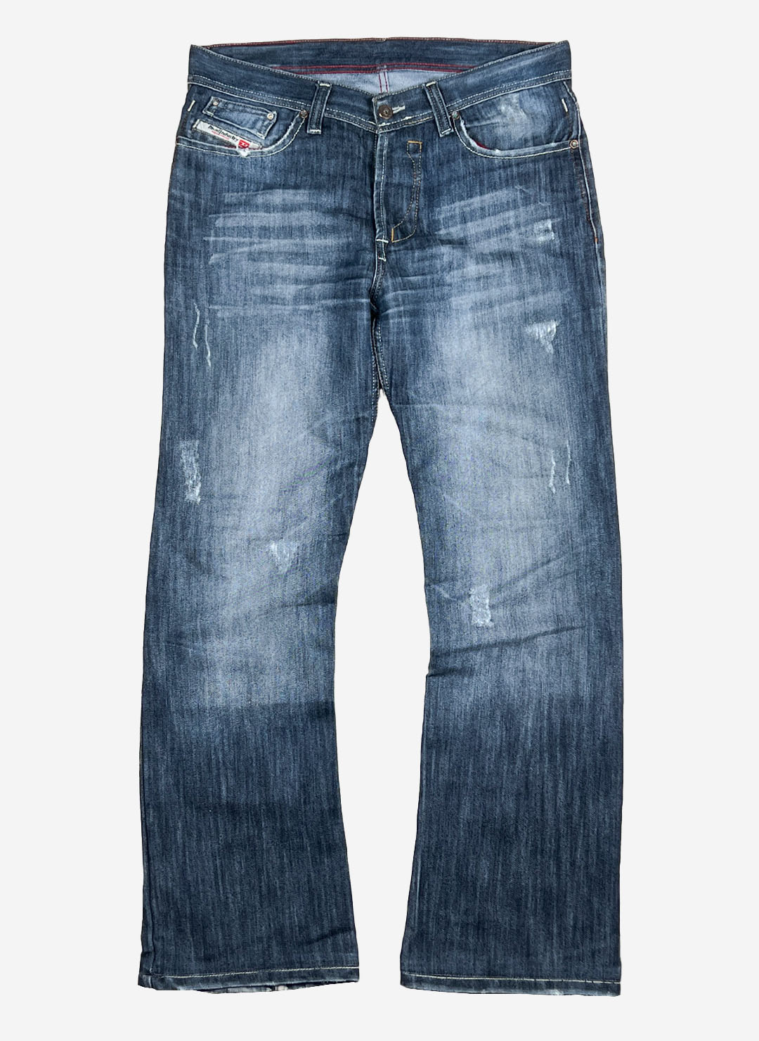 Vintage Diesel Distressed Flared Jeans – Bild 2