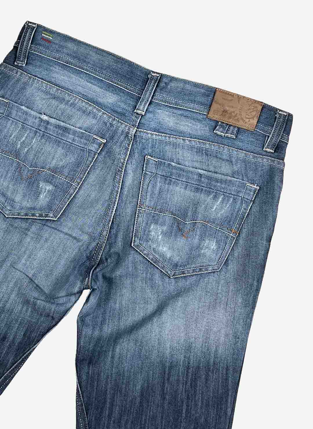 Vintage Diesel Distressed Flared Jeans – Bild 3