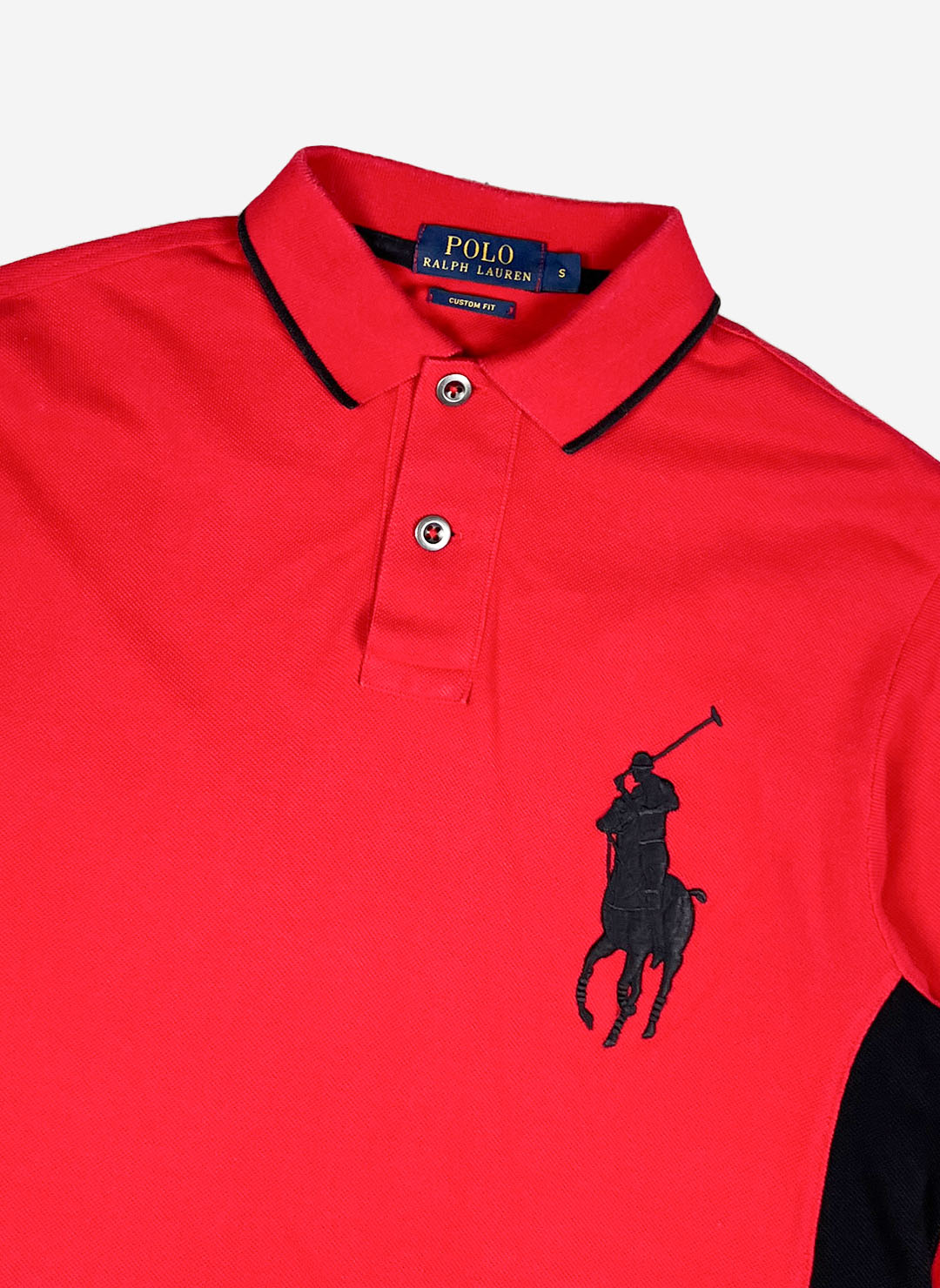 Polo Ralph Lauren Big Pony Longsleeve Poloshirt rot – Bild 2