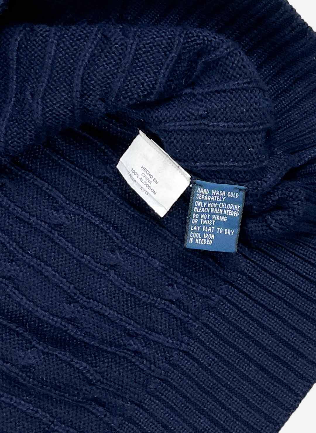 Vintage Polo Ralph Lauren Strick Pullunder navy – Bild 4