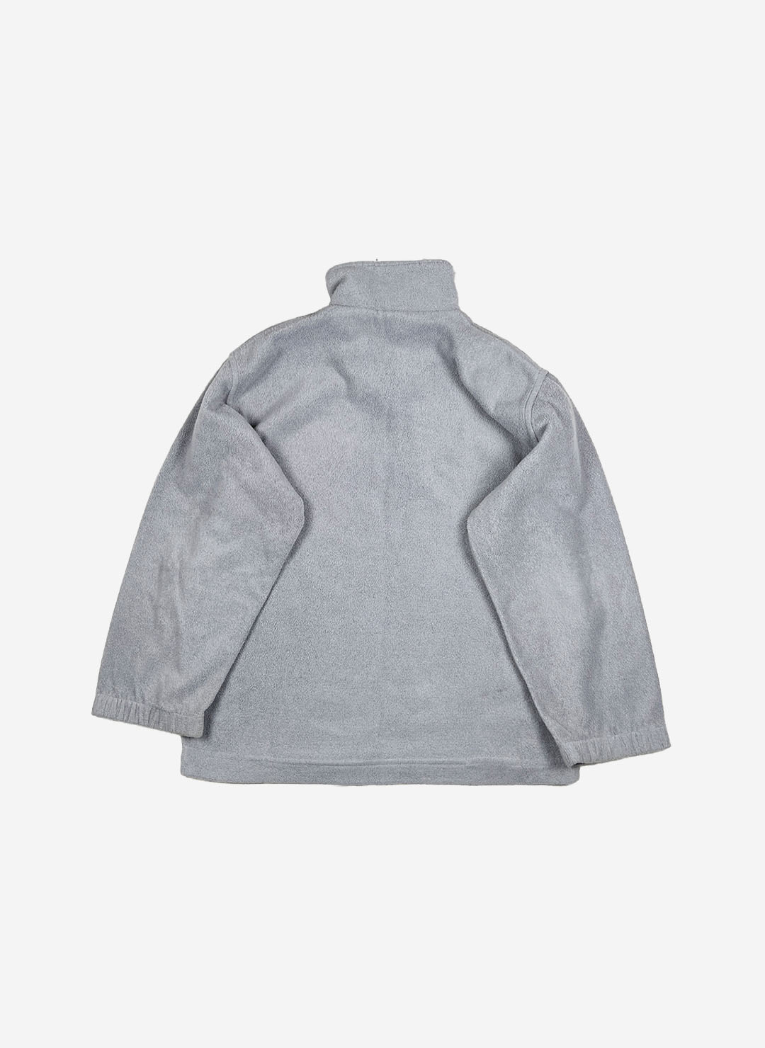 Vintage DKNY Half-Zip Fleece grau – Bild 3