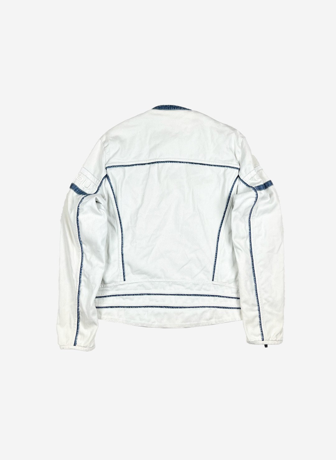 Vintage Guru Biker Jacke grau – Bild 3