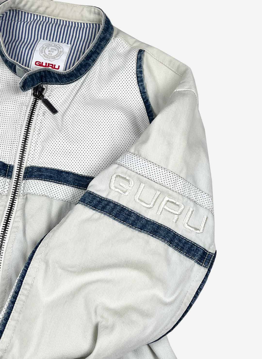 Vintage Guru Biker Jacke grau – Bild 4