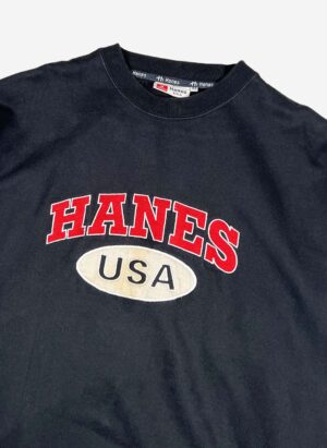 Vintage Hanes USA Sweater schwarz