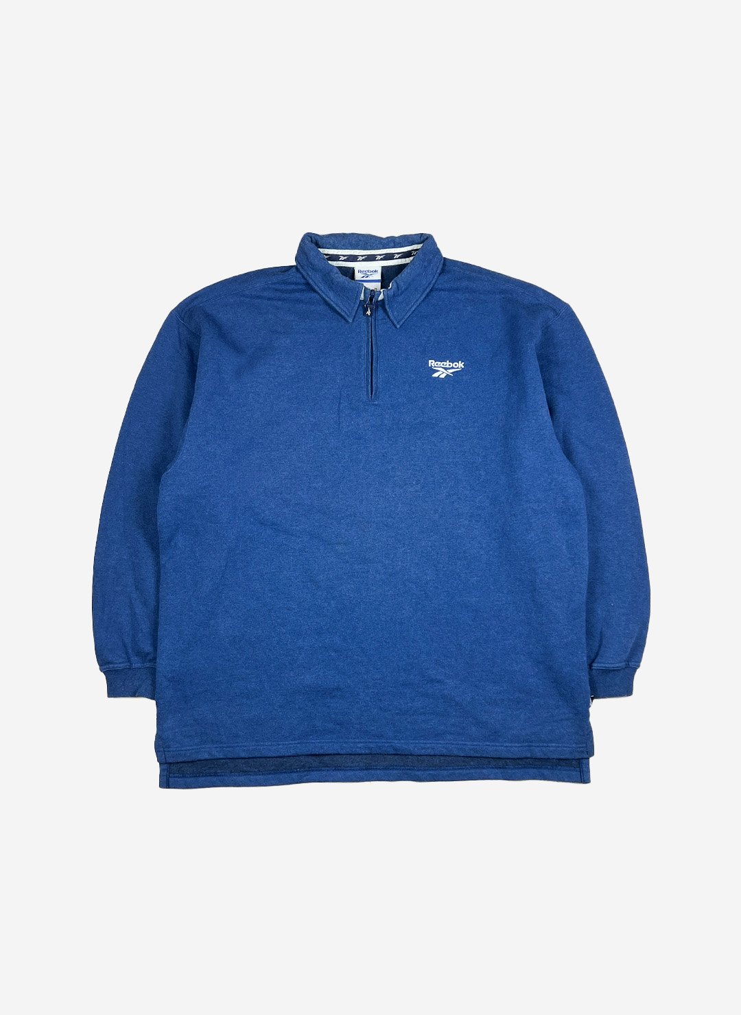 Vintage Reebok Half-Zip Sweater blau