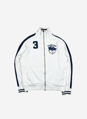 Vintage Polo Ralph Lauren Big Pony Zipper weiß