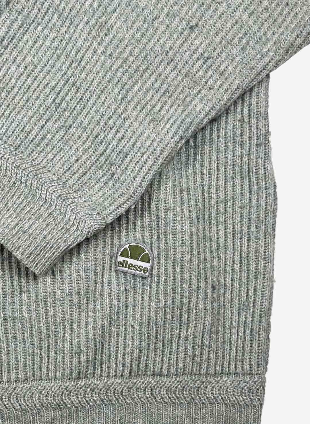 Vintage 80s Ellesse Wollcardigan grün – Bild 3