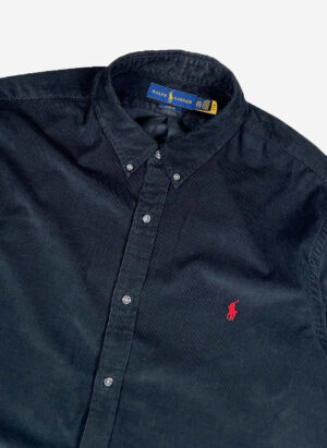 Ralph Lauren Cordhemd schwarz