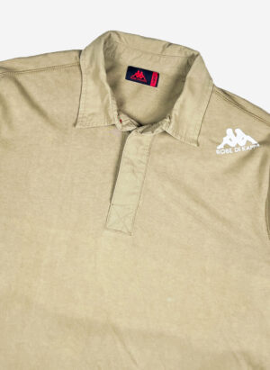 Vintage Kappa Longsleeve Rugbyshirt beige