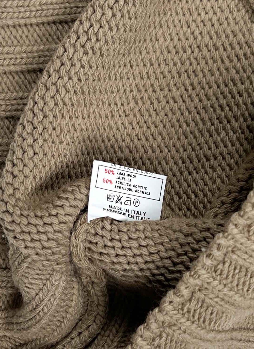 Vintage Energie Woll Pullunder braun – Bild 4