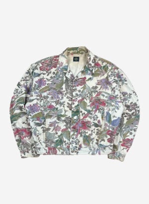 Vintage 90s S.Oliver Flower Trucker Jacket