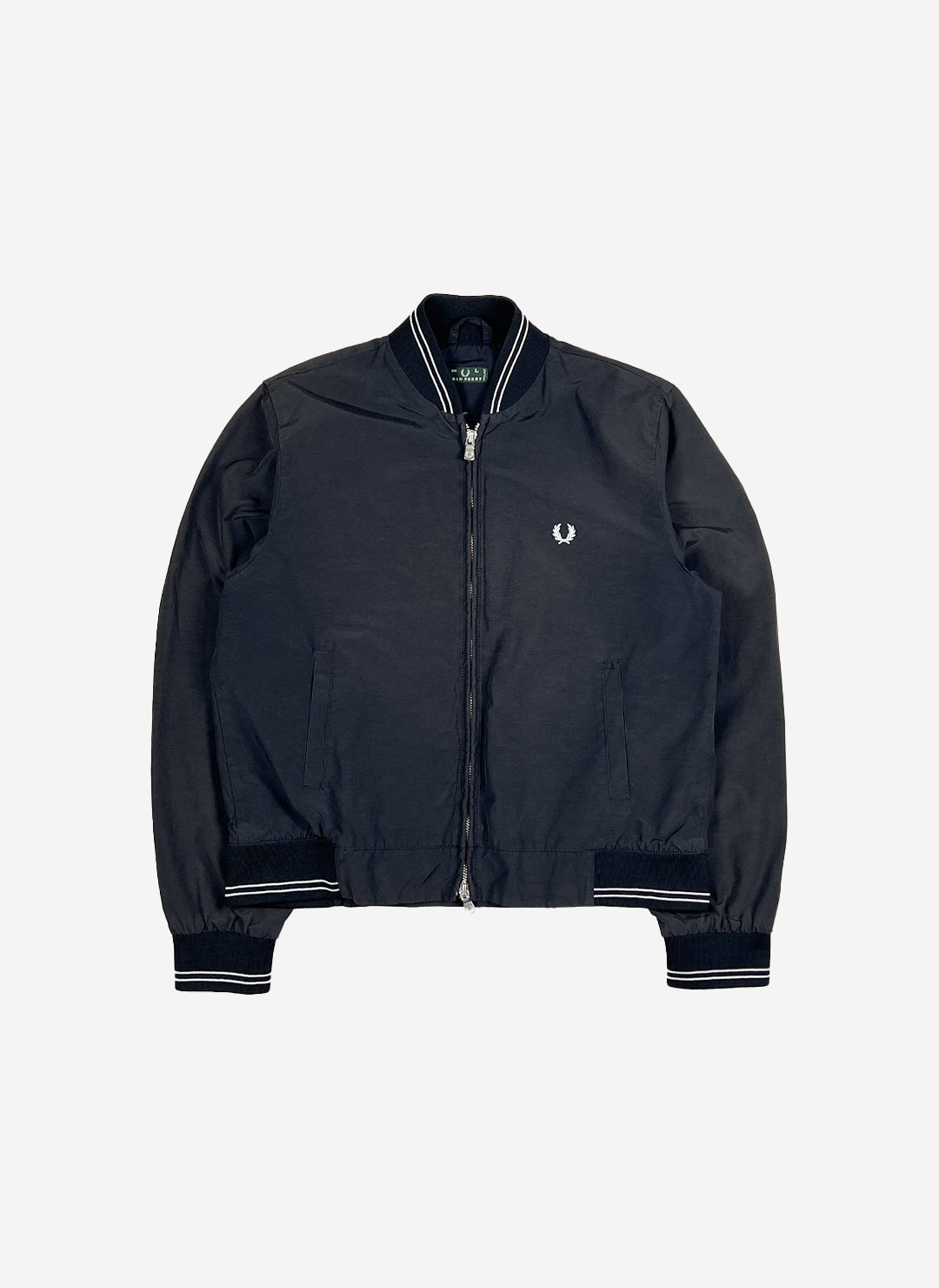 Vintage Fred Perry Damen Nylonjacke schwarz