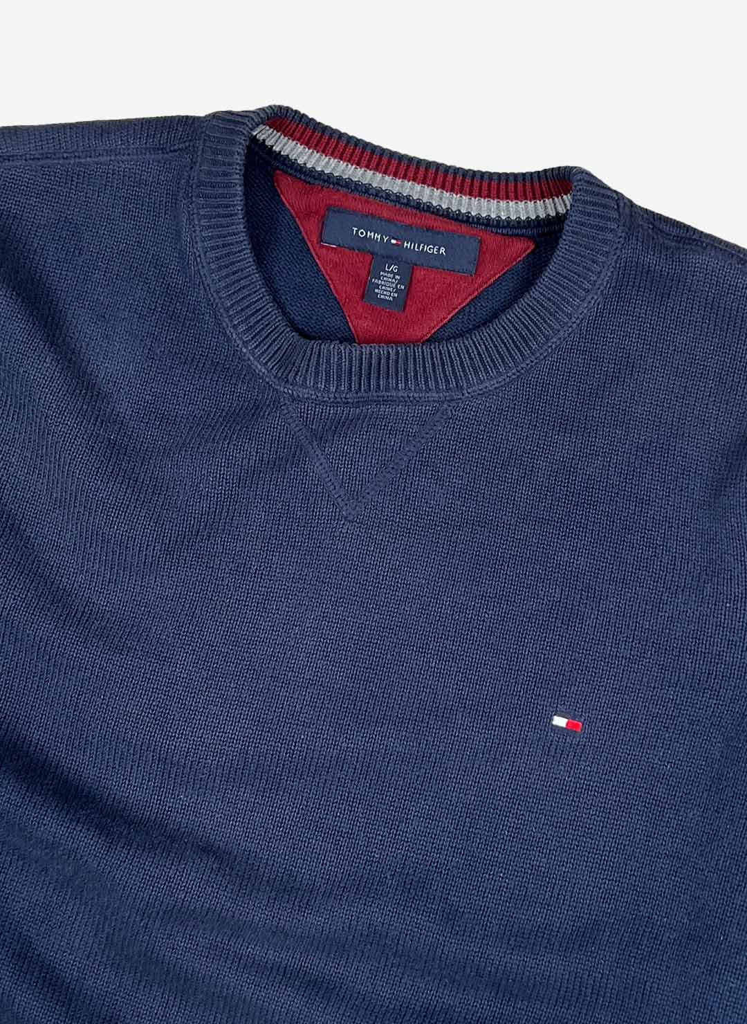 Tommy Hilfiger Strickpullover navy – Bild 2