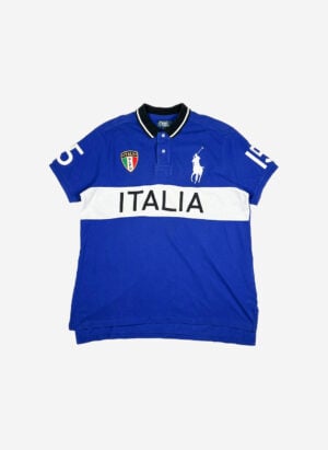 Vintage Polo Ralph Lauren Big Pony Italia Poloshirt
