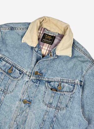 Vintage 90s Lee Lined Truckerjacket cropped