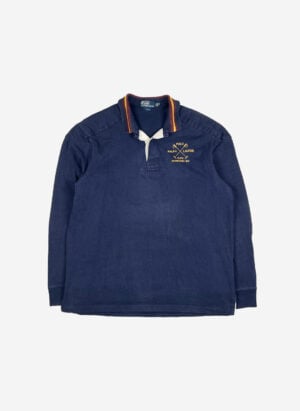 Vintage Polo Ralph Lauren Rugby Sweater navy