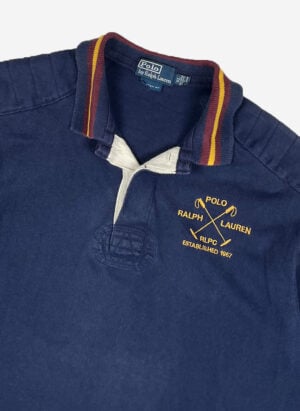 Vintage Polo Ralph Lauren Rugby Sweater navy