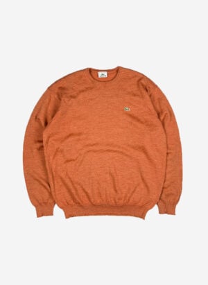 Vintage Lacoste Wollpullover orange