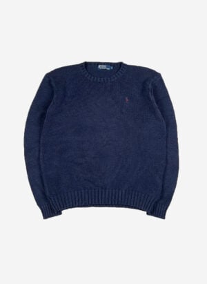 Vintage Polo Ralph Lauren Strickpullover navy
