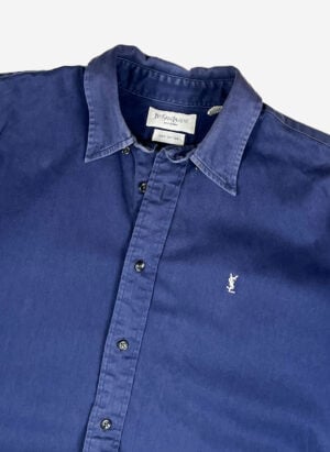 Vintage Yves Saint Laurent Hemd navy
