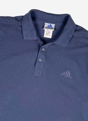 Vintage Adidas Y2K Poloshirt navy