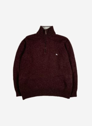Burberry Merino Half-Zip braun