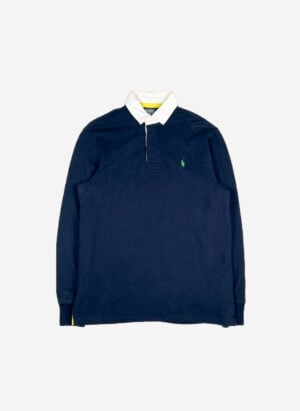 Vintage Polo Ralph Lauren Rugbyshirt navy