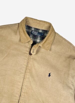 Vintage 90s Polo Ralph Lauren Cord Harrington Jacke