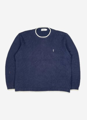 Vintage Yves Saint Laurent Strickpullover navy