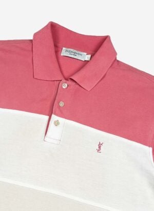 Vintage Yves Saint Laurent Poloshirt Two-Tone