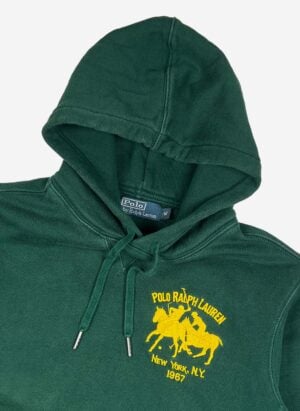 Vintage Polo Ralph Lauren Hoodie grün
