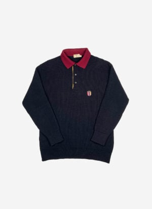 Vintage Valentino Wollpullover navy