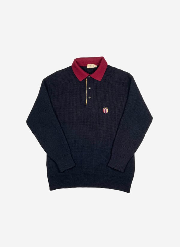 Vintage Valentino Wollpullover schwarz