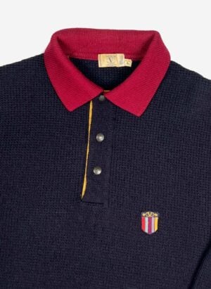 Vintage Valentino Wollpullover navy