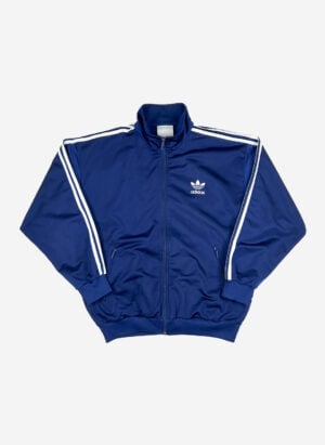 Vintage 90s Adidas Trainingsjacke blau