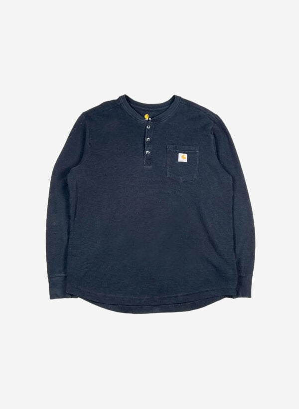 Carhartt Henley Longsleeve schwarz