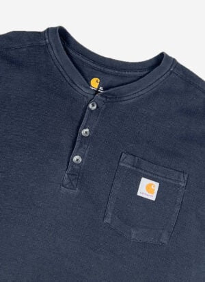 Carhartt Henley Longsleeve schwarz