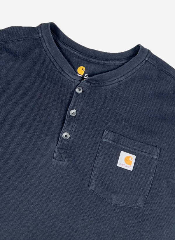 Carhartt Henley Longsleeve schwarz