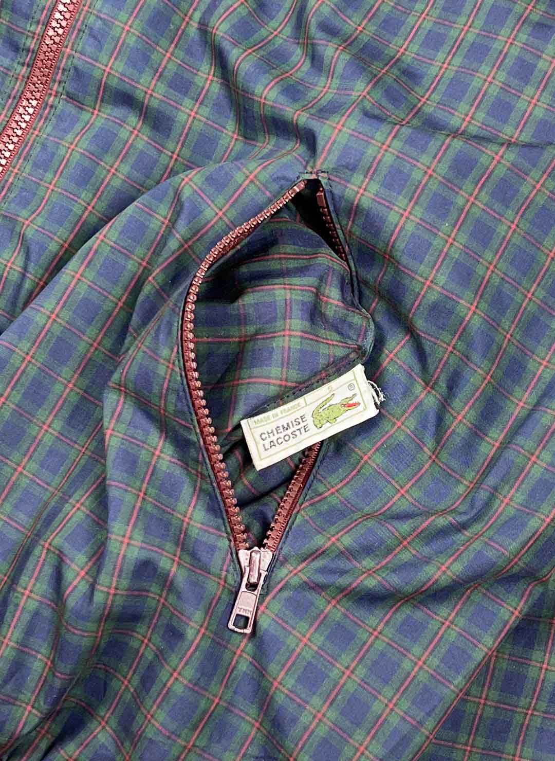 Vintage 90s Chemise Lacoste reversible Blouson – Bild 6