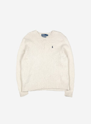 Vintage Polo Ralph Lauren Merino Strickpullover creme