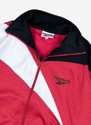 Vintage 90s Reebok Trainingsjacke rot