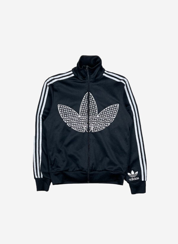 Adidas Big Logo Trainingsjacke schwarz