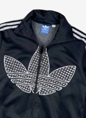 Adidas Big Logo Trainingsjacke schwarz
