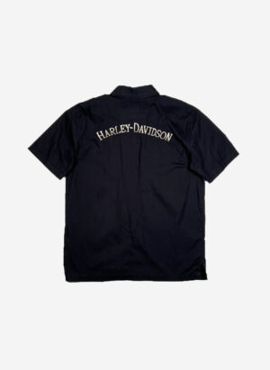 Vintage Harley Davidson Kurzarmhemd schwarz