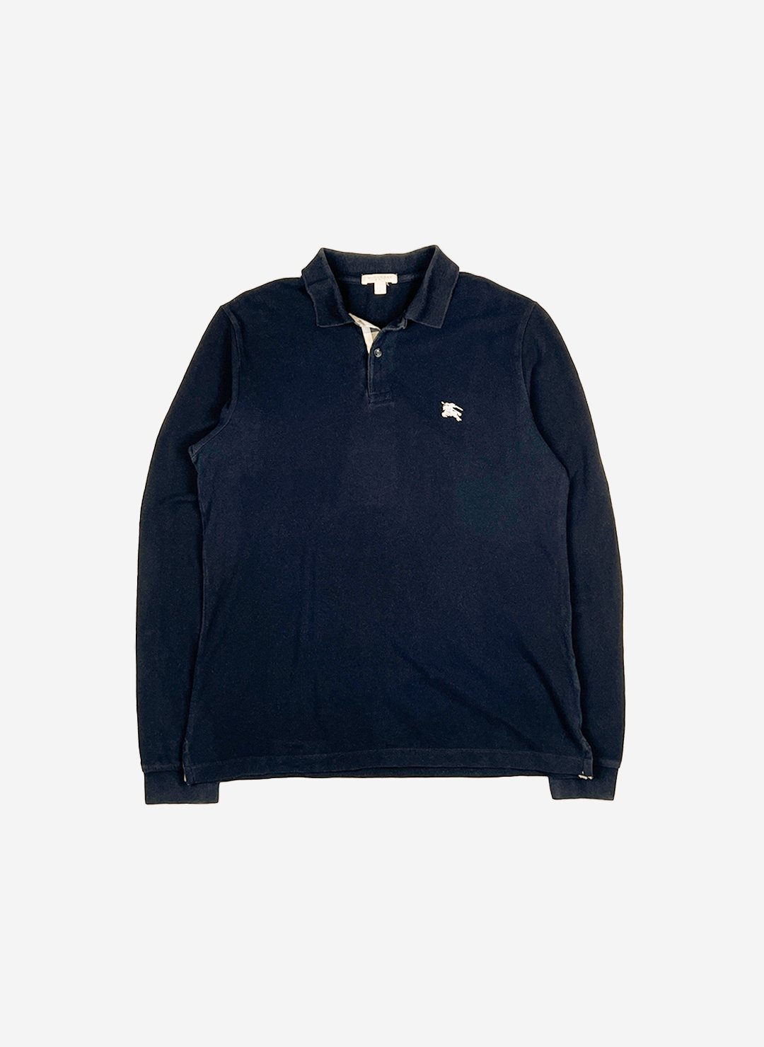 Burberry Longsleeve Poloshirt schwarz