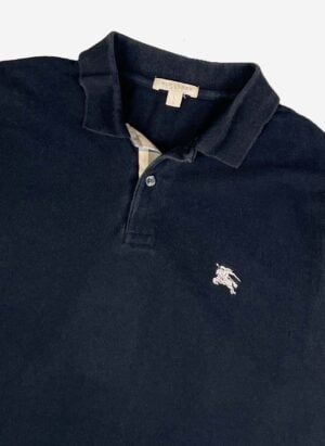 Burberry Longsleeve Poloshirt schwarz