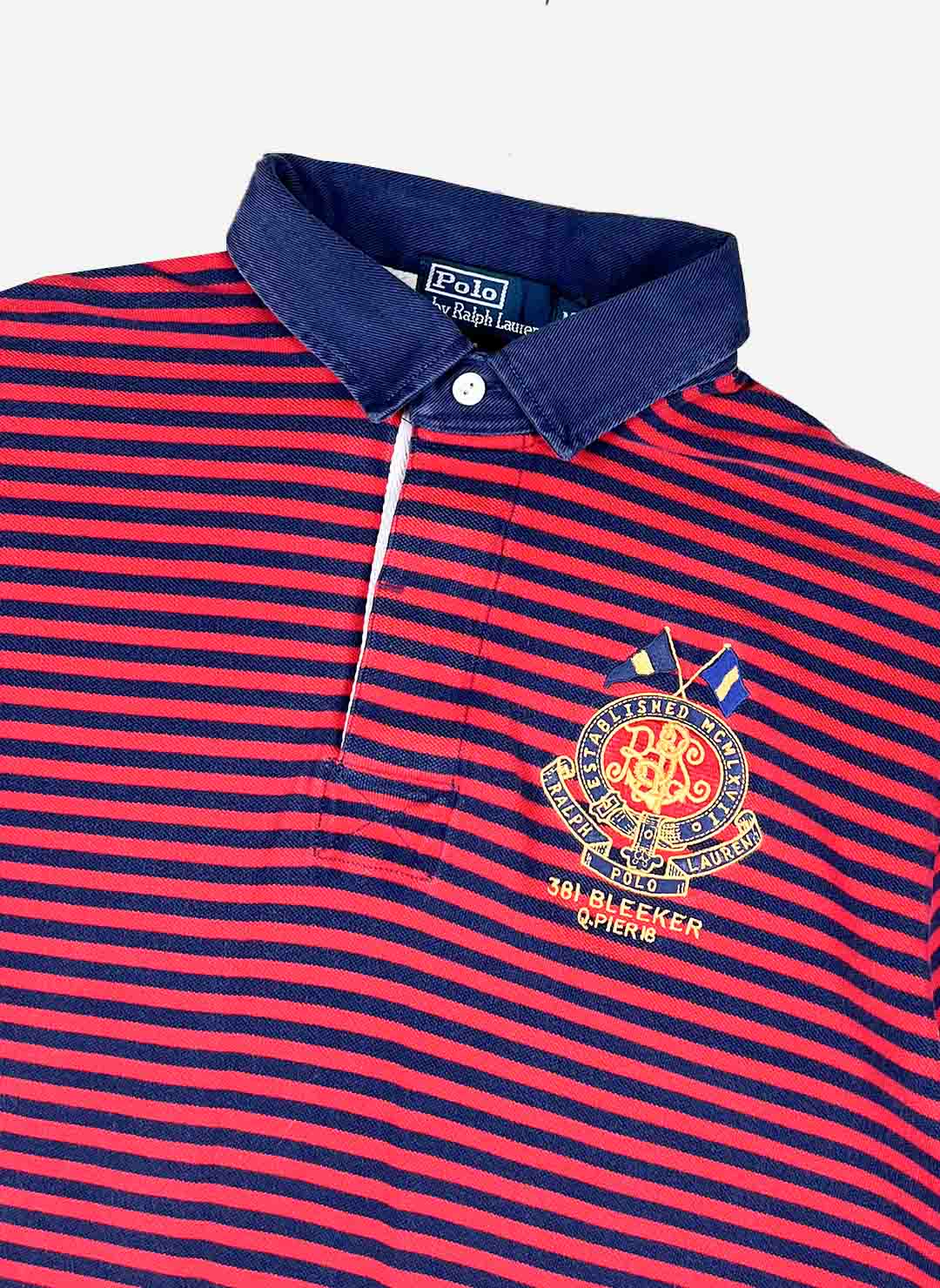 Vintage Polo Ralph Lauren Poloshirt gestreift – Bild 2