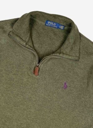 Polo Ralph Lauren Half-Zip Sweater oliv